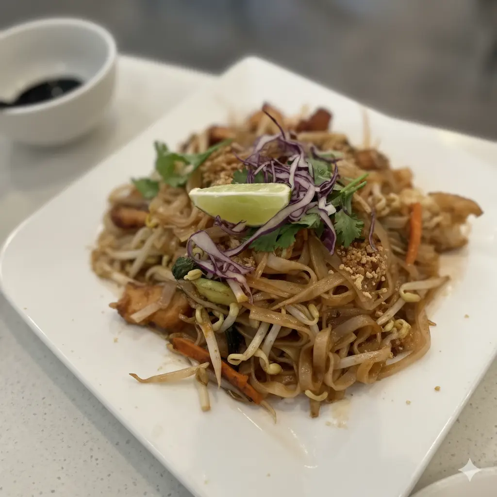 Delicious Vietnamese satay chicken sub on crispy French baguette Calgary