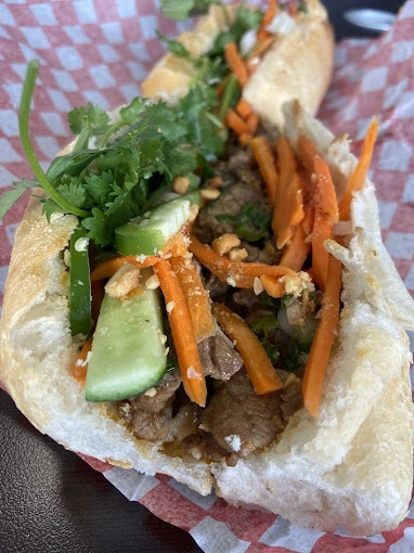 Delicious Special Grilled Beef Patty Sub at Asia Submarine Calgary SE