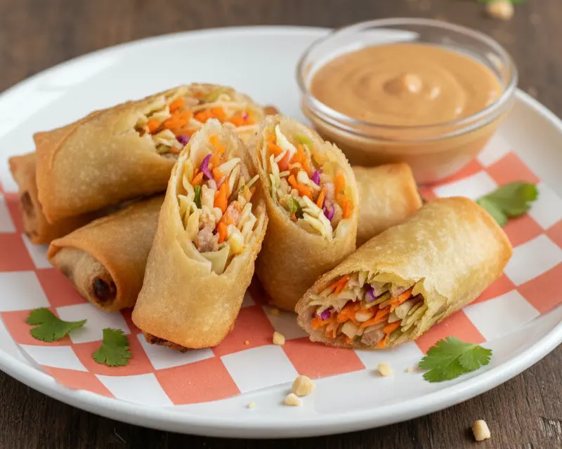Crispy Spring Rolls at Asia Submarine & Fast Foods Deli Calgary SE